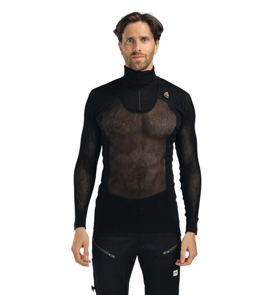 WoolNet Original Polo M's Jet Black | Aclima.com