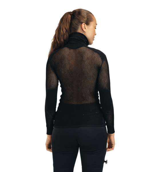 WoolNet Original Polo W's Jet Black | Aclima.com