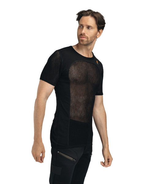 下着・アンダーウェア ACLIMA WoolNet Original S Jet Black WoolNet Original T-Shirt M's Jet Black | Aclima.com