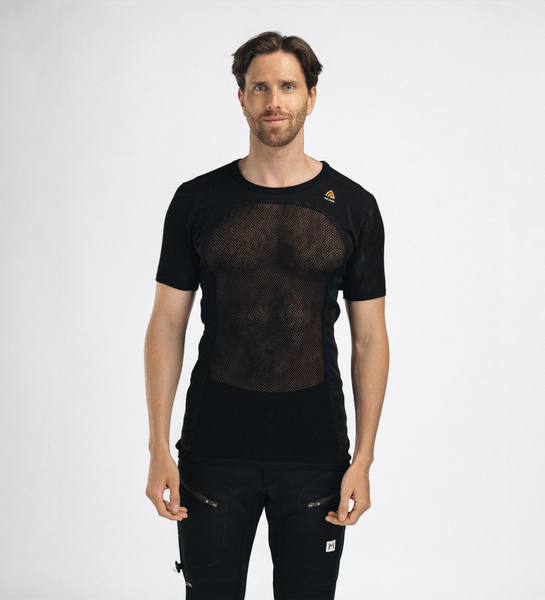 WoolNet Original t-shirt M's Jet Black | Aclima.com