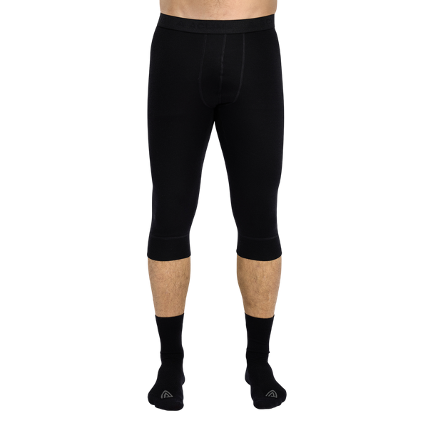 WarmWool 3/4 Longs M's Jet Black | Aclima.com