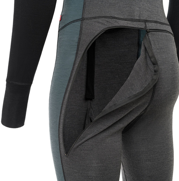 WarmWool Overall 3/4 M's Marengo/Jet Black/Green Gables | Aclima.com