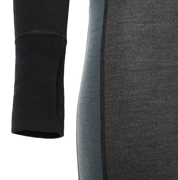 WarmWool Overall 3/4 M's Marengo/Jet Black/Green Gables | Aclima.com