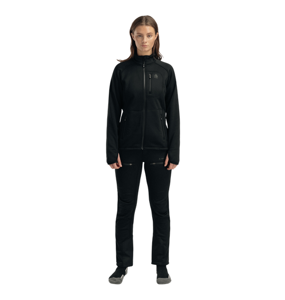 WoolShell Pants W's Jet Black | Aclima.com
