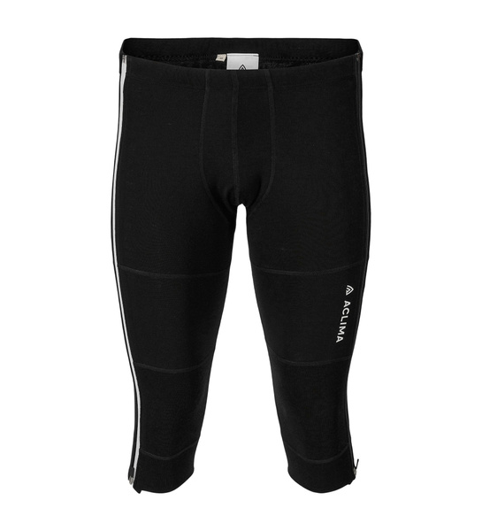 WarmWool 3/4 summit longs M's Jet Black | Aclima.com