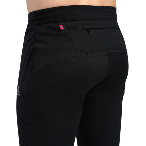 ウォーキング・ランニングウェア ACLIMA WOOLSHELL SPORTS TIGHTS WoolShell sport Tights M's Jet Black | Aclima.com