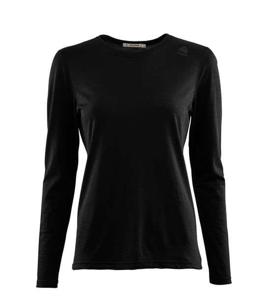 LightWool 140 undershirt long sleeve W's Jet Black | Aclima.com