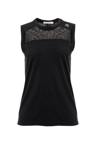 LightWool 140 Sports Singlet W's Jet Black | Aclima.com
