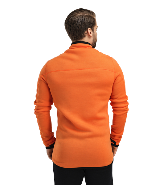 FleeceWool V2 Jacket M's Orange Tiger | Aclima.com