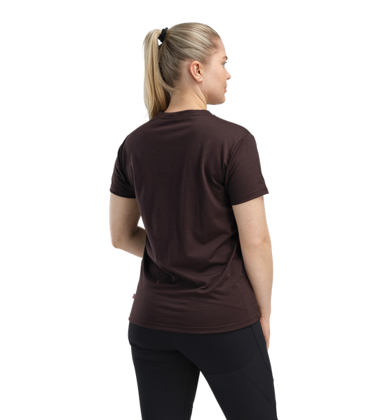 LightWool 180 Classic Tee W's Chocolate Plum | Aclima.com