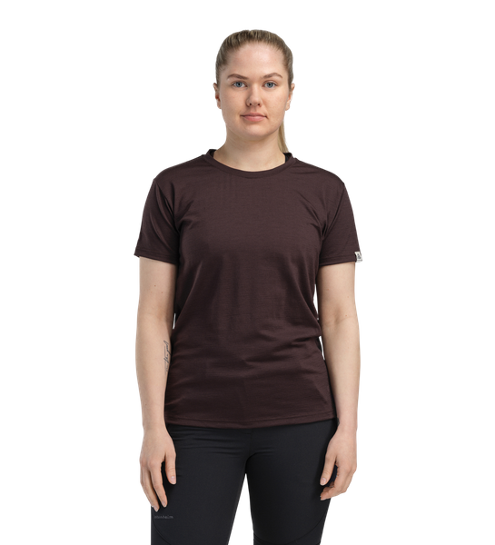 LightWool 180 Classic Tee W's Chocolate Plum | Aclima.com