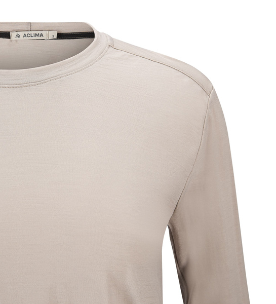 LightWool 180 Crewneck W's Simply Taupe | Aclima.com