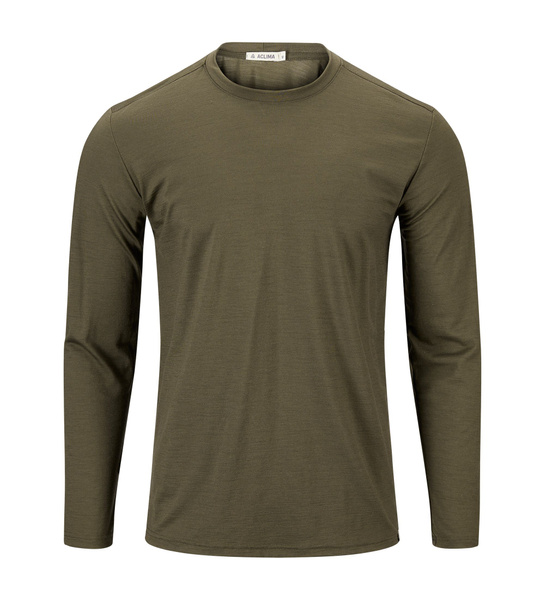 LightWool 180 Crewneck M's Tarmac | Aclima.com