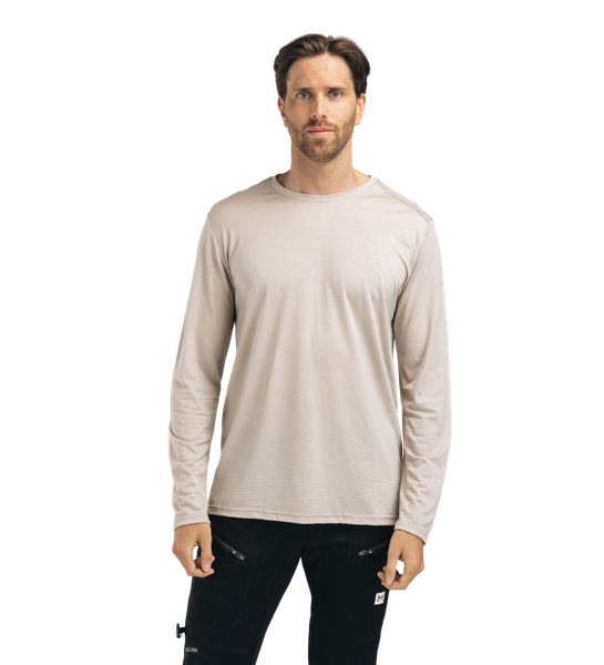 LightWool 180 Crewneck M's Simply Taupe | Aclima.com
