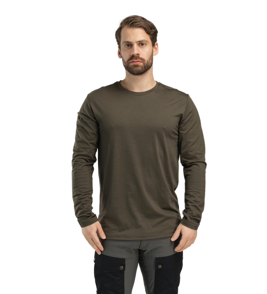 LightWool 180 Crewneck M's Tarmac | Aclima.com