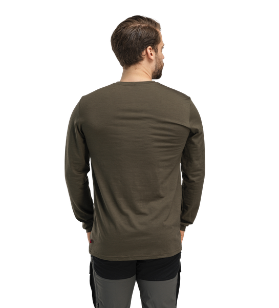 LightWool 180 Crewneck M's Tarmac | Aclima.com