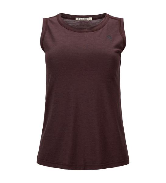 LightWool 140 Singlet V2 W's Chocolate Plum | Aclima.com